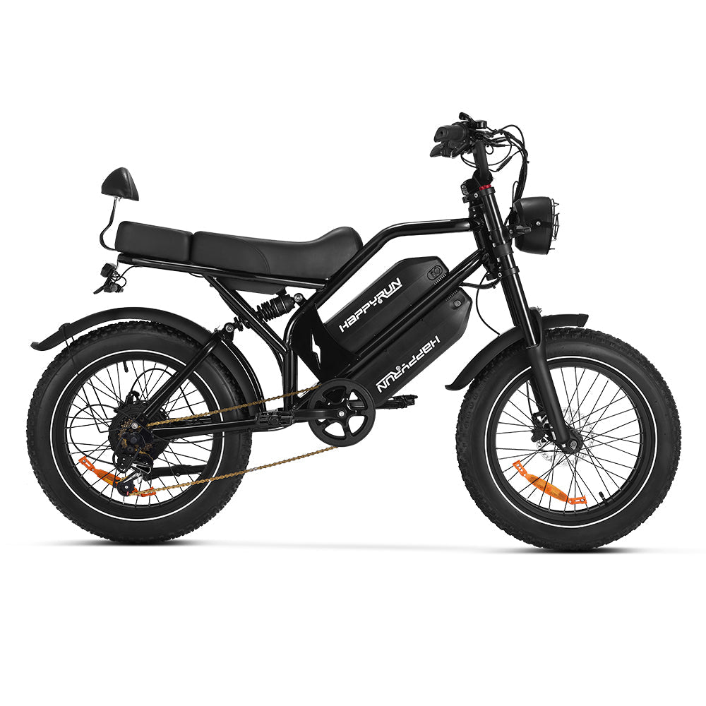 HappyRun | G70 Electric Cargo Bike 2000W Dual Battery, Long Range