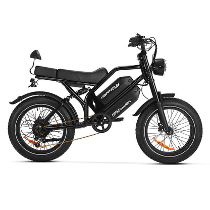 HappyRun | G70 Electric Cargo Bike 2000W Dual Battery, Long Range