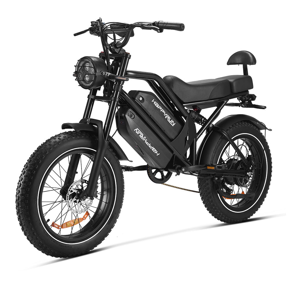 HappyRun | G70 Electric Cargo Bike 2000W Dual Battery, Long Range