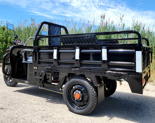 GSI - Electric Powered Cargo Truck Tuck Tuck Rickshaw 1000 Watt Motorized Scooter Moped Truck 3 Wheel Trike Bicycle Scooter