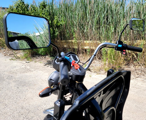Electric Powered Cargo Truck 1000 Watt Motorized Utility Offroad Vehicle 3 Wheel Trike Bicycle Scooter - Black