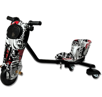 Kids Electric Ride-On Drifting Trike With music 360° Spin Age 3-7