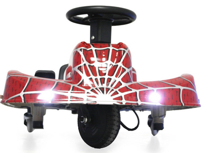 LEADERS Crazy Drift Flat Cart Spider E Scooter for kids Age 3-12   350W 36V 4.4Ah