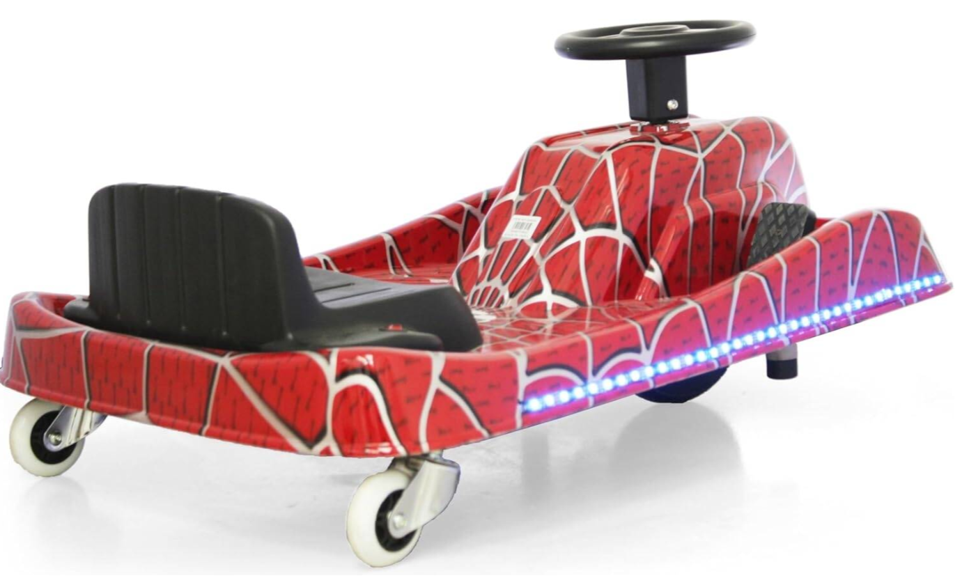 LEADERS Crazy Drift Flat Cart Spider E Scooter for kids Age 3-12   350W 36V 4.4Ah