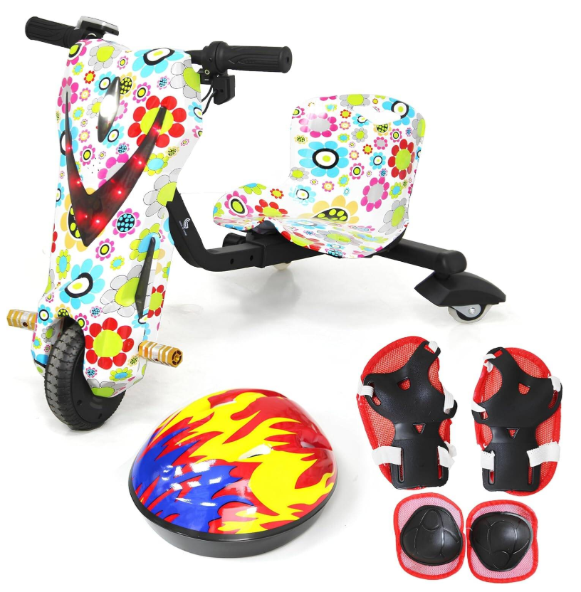 LEADERS Kids Small Drifting E Scooter single Player Age 3+