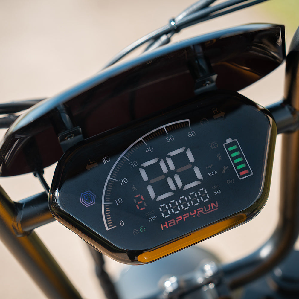 HappyRun | G100 Pro Electric Bike 6000W Dual Battery, 72V Power
