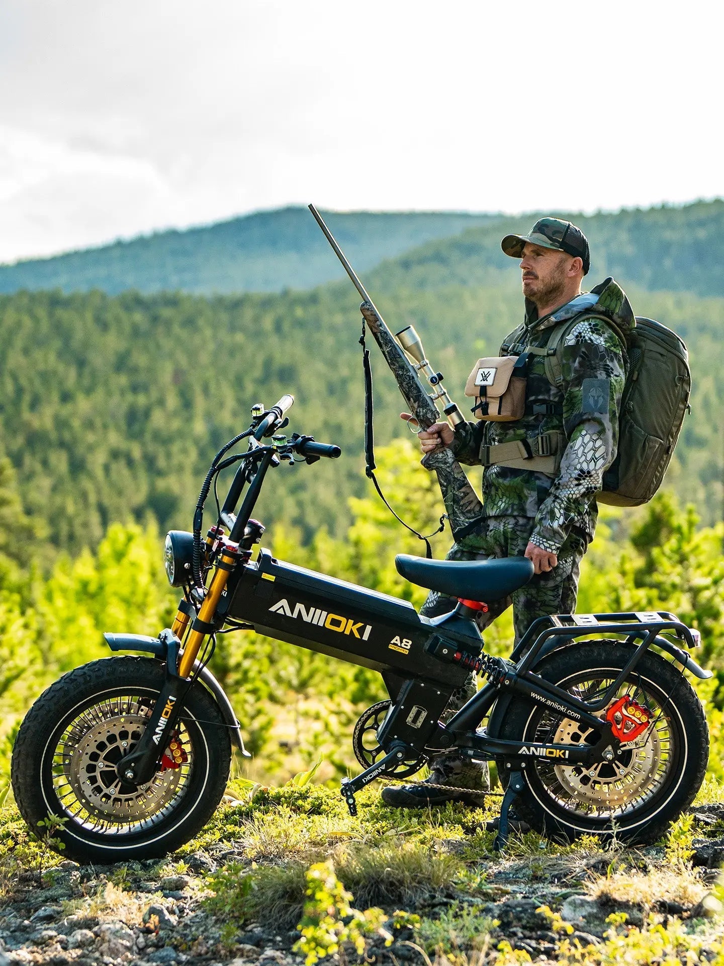 Aniioki A8 Pro Max Dual Motor Fat Tire E-Bike | 60V AWD