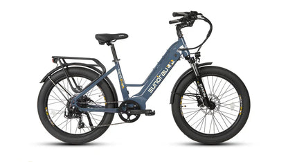 Eunorau META24 1.0 Fat Tire Step-Thru Electric Bike 48V/500W hub motor, range up to 100 miles with optional second battery - 100% Financing Available!