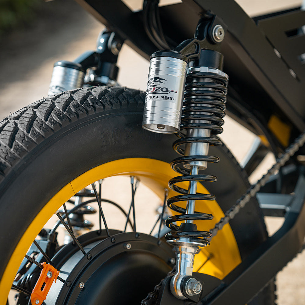 HappyRun | G100 Pro Electric Bike 6000W Dual Battery, 72V Power