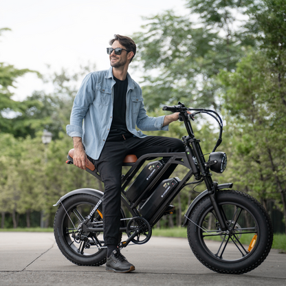 Cycrown CycHunter/CycHunter 2.0 -  48V 13Ah 1000W/1500W peak Class 3 Moped-Style Electric Bike - Full Suspension, Shimano 7-Speed - 100% Financing Available!