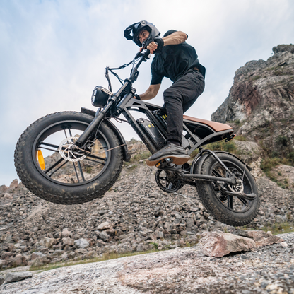 Cycrown CycHunter/CycHunter 2.0 -  48V 13Ah 1000W/1500W peak Class 3 Moped-Style Electric Bike - Full Suspension, Shimano 7-Speed - 100% Financing Available!
