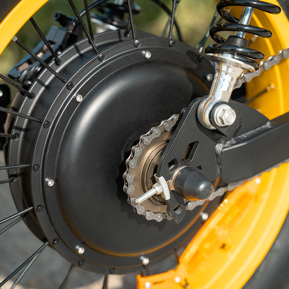 HappyRun | G100 Pro Electric Bike 6000W Dual Battery, 72V Power