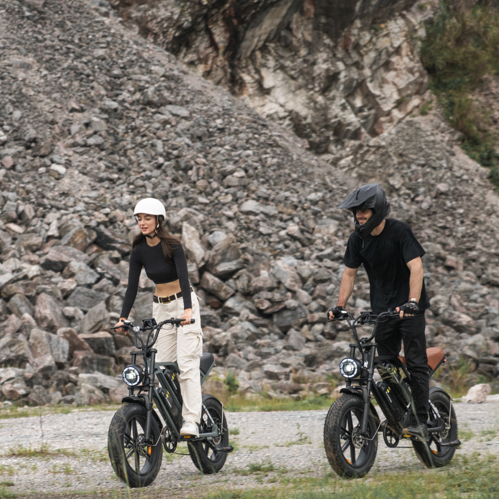 Cycrown CycHunter/CycHunter 2.0 -  48V 13Ah 1000W/1500W peak Class 3 Moped-Style Electric Bike - Full Suspension, Shimano 7-Speed - 100% Financing Available!