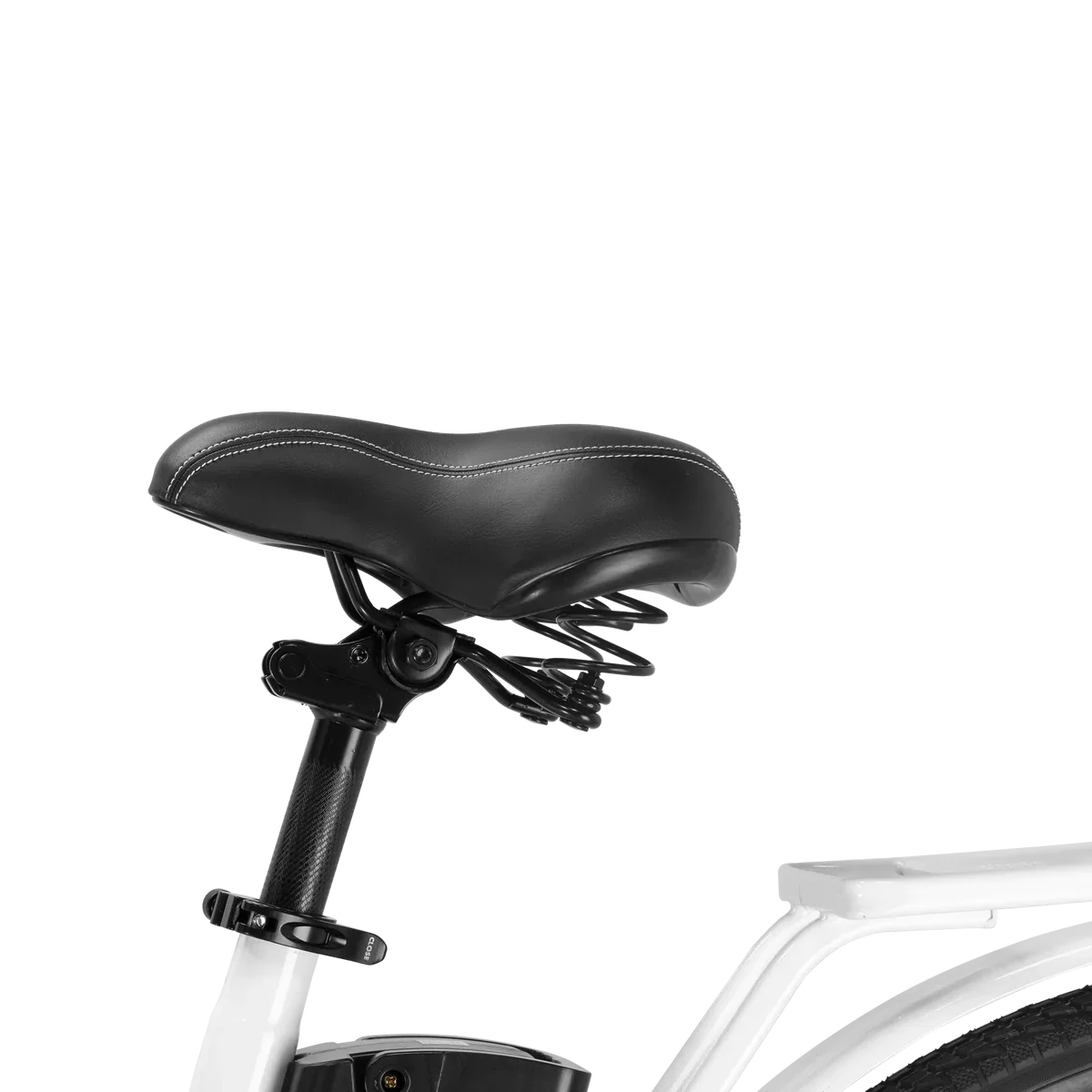 NAKTO CAMEL 2 Step-Thru 26" - 48V,  10Ah, 500W Hub Motor Electric Cruiser Bike - 100% Financing Available! White