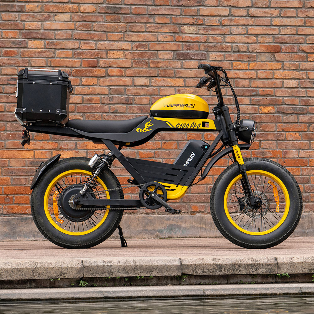 HappyRun | G100 Pro Electric Bike 6000W Dual Battery, 72V Power