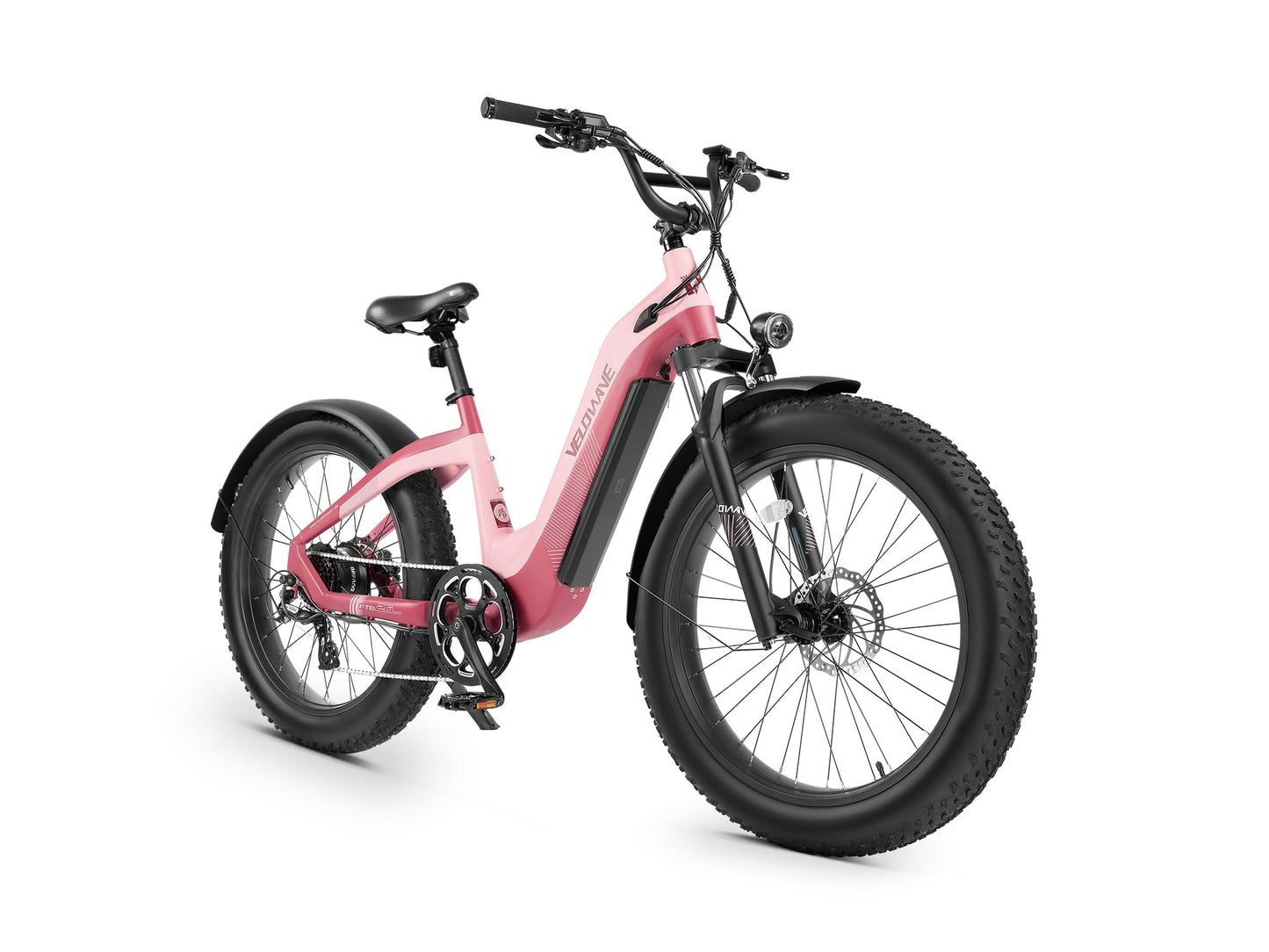 Velowave Grace 2.0 Step-Thru Electric Fat Tire Commuter E-Bike - 48V 20Ah  750W, 28MPH, Range 80 Miles, Torque Sensor, Dual Hydraulic Brakes, Hydraulic Suspension - 100% Financing Available!