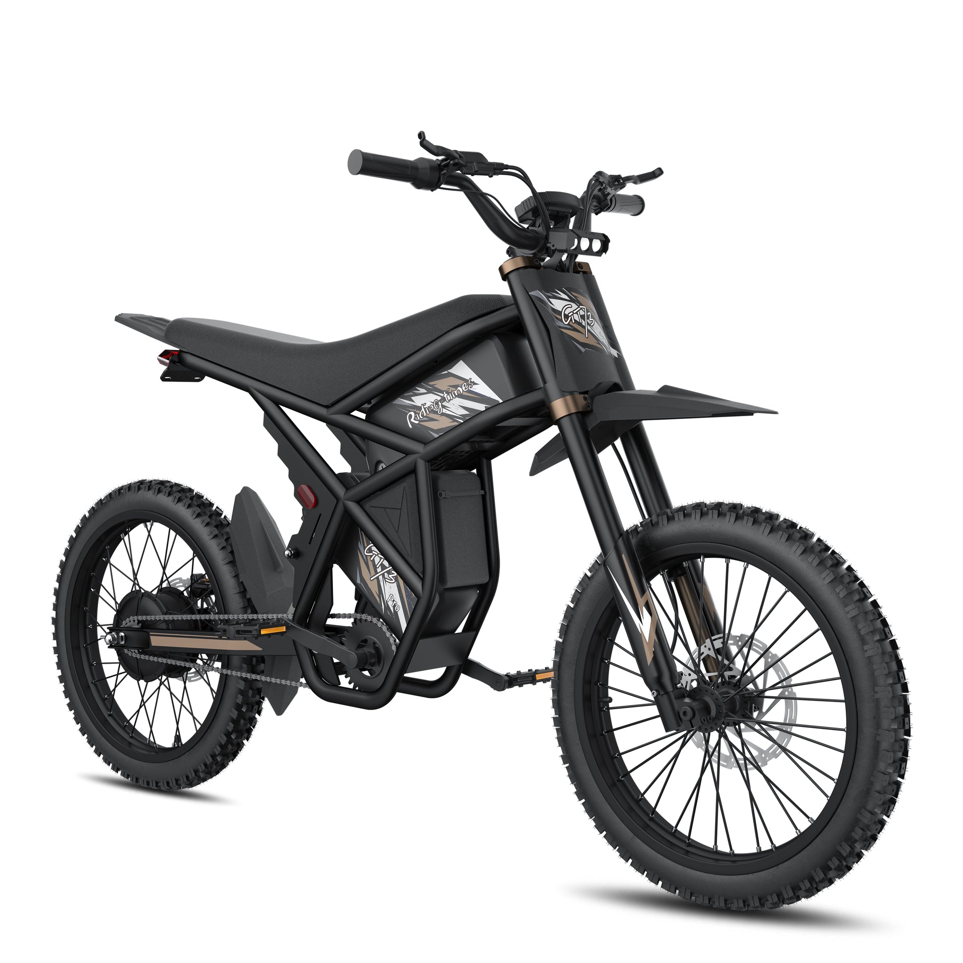 RIDING TIMES GT73 Pro Electric Dirt Bike - Dual 60V 18Ah Battery, 3000W Peak -  100% Financing Available!