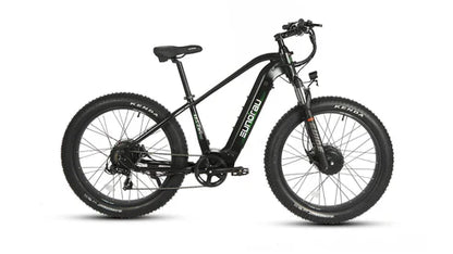 Eunorau FAT-AWD 2.0 Fat Tire Electric Bike 48V/500W+500W dual hub motor, range up to 80 miles - 100% Financing Available!