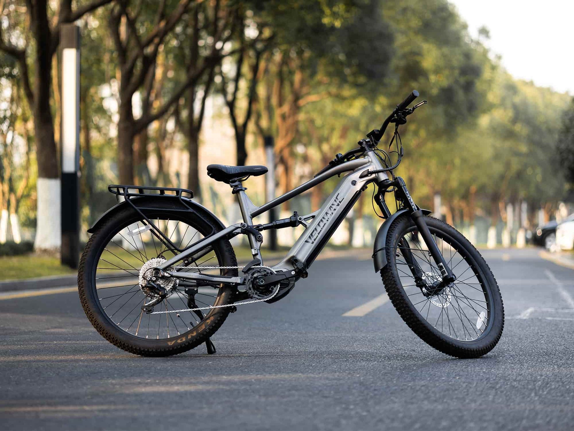 Velowave Forest SM MTB Electric Mountain Bike with Air Suspension - 48V 15Ah 500W, 28MPH, Range 60 Miles, Torque Sensor, Hydraulic Brakes - 100% Financing Available!