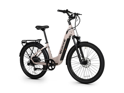 Velowave Breeze T Torque Sensor Step-Through Electric Bike - 48V 15Ah 500W, 28MPH, Max Range 90 Miles, Torque Sensor, Hydraulic Suspension, Hydraulic Brakes - 100% Financing Available!