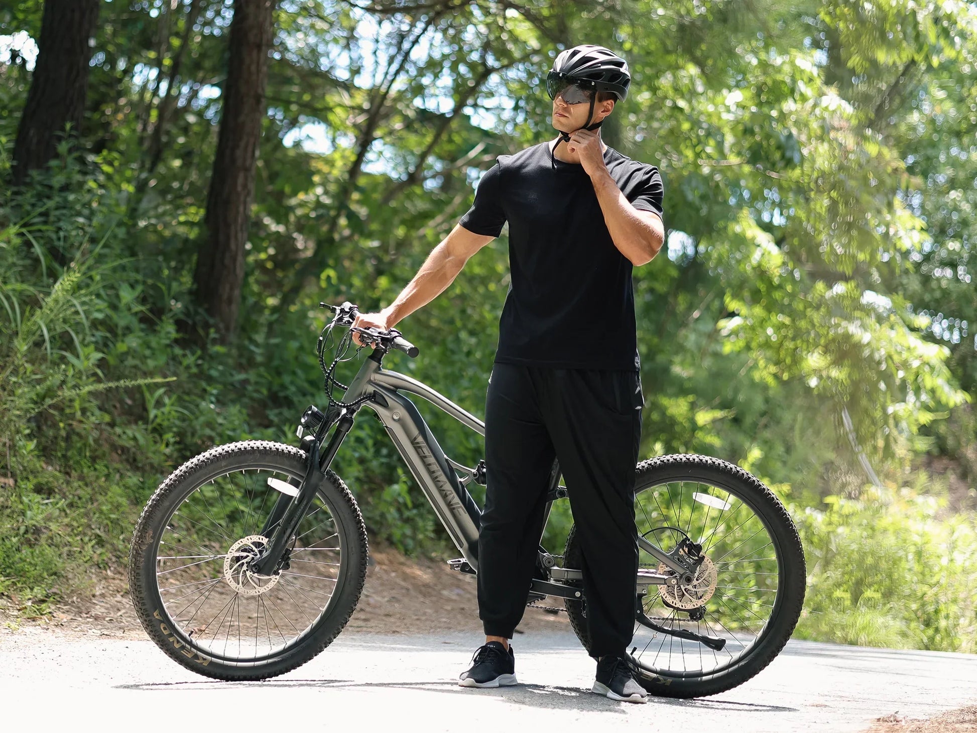 Velowave Forest SM MTB Electric Mountain Bike with Air Suspension - 48V 15Ah 500W, 28MPH, Range 60 Miles, Torque Sensor, Hydraulic Brakes - 100% Financing Available!