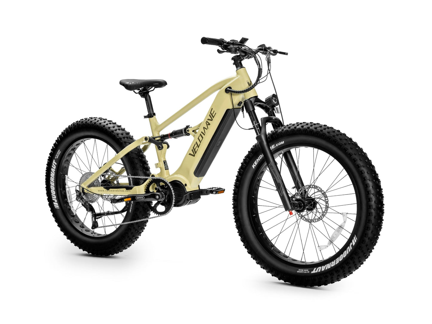 Velowave Brawny XM MTB Fat Tire Electric Mountain Bike - 48V 20Ah 1000W, 37MPH, Range 75 miles, hydraulic brakes - 100% Financing Available!