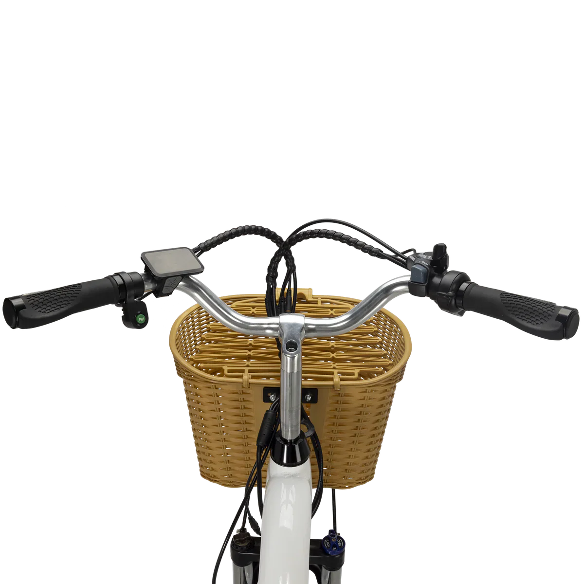 NAKTO CAMEL 2 Step-Thru 26" - 48V,  10Ah, 500W Hub Motor Electric Cruiser Bike - 100% Financing Available! White