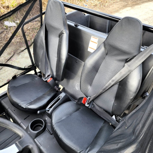 200cc Highlander UTV Fuel Injected Utility Vehicle Gas Golf Cart Alternate Fully Loaded - YK200U - BLACK