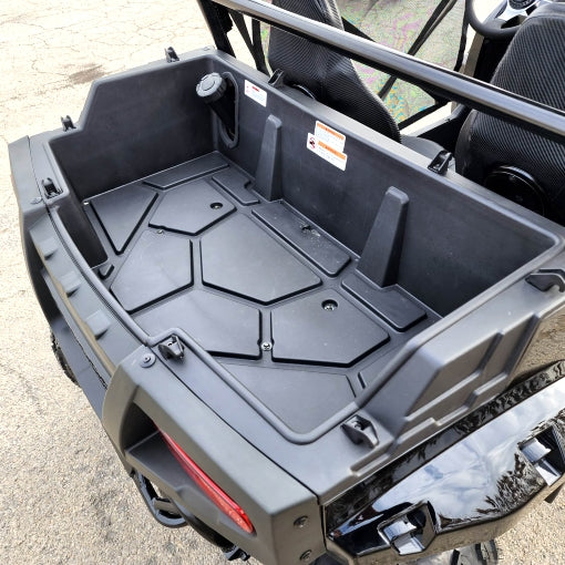 200cc Highlander UTV Fuel Injected Utility Vehicle Gas Golf Cart Alternate Fully Loaded - YK200U - BLACK