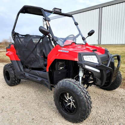 200cc Highlander UTV Fuel Injected Utility Vehicle Gas Golf Cart Alternate Fully Loaded - YK200U - RED