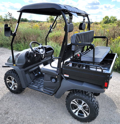 200cc Hunting UTV Gas Golf Cart VX With Real Flip Seat Contender Camo Edition