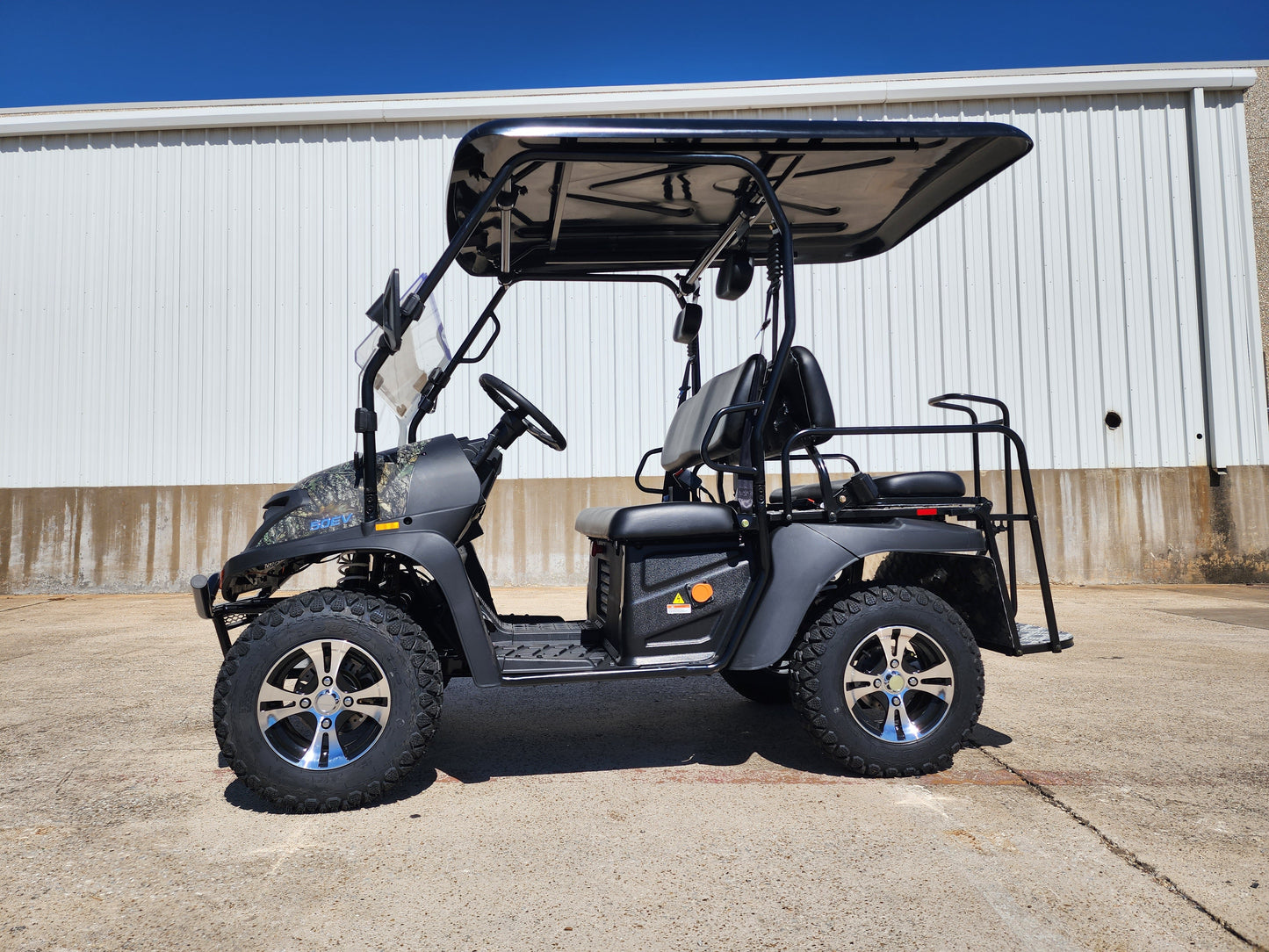 Trailmaster Taurus 50EV, 60 Volt, 4 Seats, rear cargo area, Brushless motors, Full DOT light package included, Optional dump bed