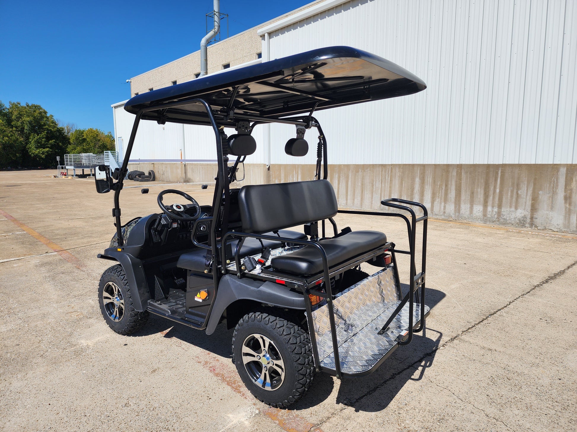 Trailmaster Taurus 50EV, 60 Volt, 4 Seats, rear cargo area, Brushless motors, Full DOT light package included, Optional dump bed
