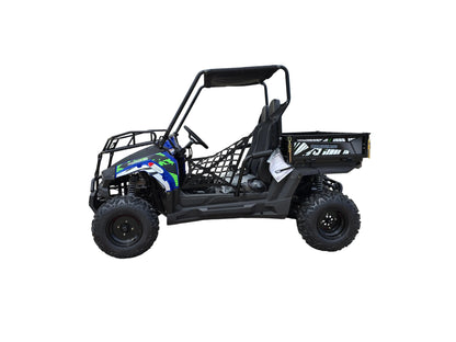 TrailMaster Challenger 200U Back Woods UTV - 168.9cc 11.1HP Engine, Automatic, Front Cargo Rack, Rear Dump Bed, Suitable for Ages 16 & Older