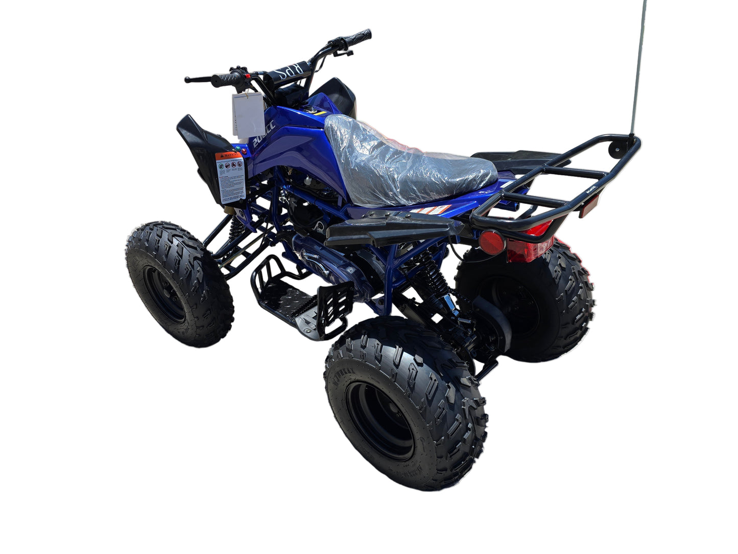 RPS Blizzard 200 Sport ATV - 200cc Full Size for Adults, Automatic with Reverse, 21-Inch Front Tires, with Free Battery Charge, up to $49 value