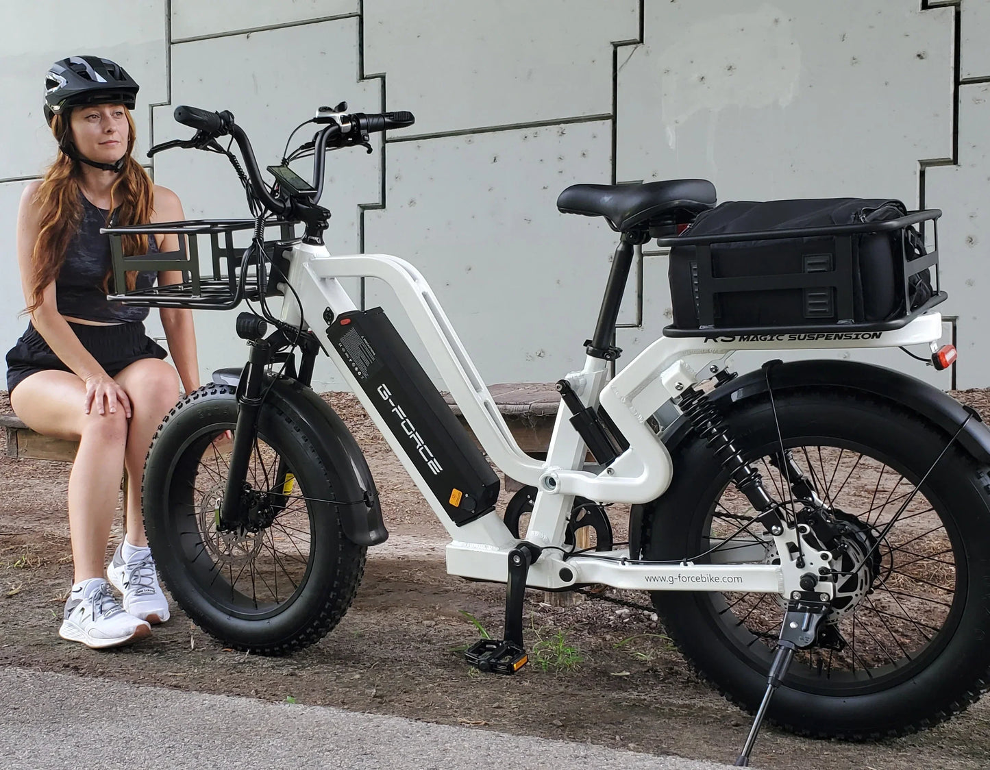 G-FORCE RS ST 750W Full Suspension Fat Tire 48V 750W 60-100 Mile Range Electric Bike with Dual Hydraulic Brakes - 100% Financing Available!