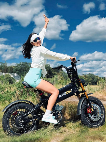 Aniioki | A8 Pro Max Dual Motor Fat Tire E-Bike | 60V AWD - 60V 70Ah