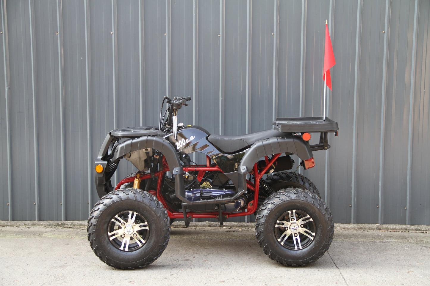 RPS Desert 200 Utility ATV Deluxe Full Size Adult ATV, Automatic with Reverse, Aluminum Rim 21-inch Tires with Free Battery Charge, up to $49 value