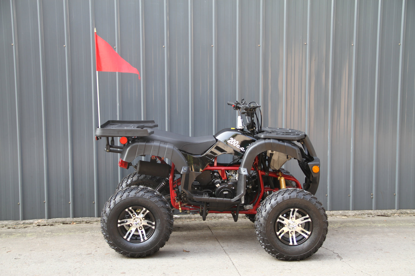 RPS Desert 200 Utility ATV Deluxe Full Size Adult ATV, Automatic with Reverse, Aluminum Rim 21-inch Tires with Free Battery Charge, up to $49 value