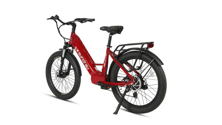 Eunorau META26 1.0 Fat Tire Step-Thru Electric Bike 48V/500W hub motor, range up to 100 miles with optional second battery - 100% Financing Available!