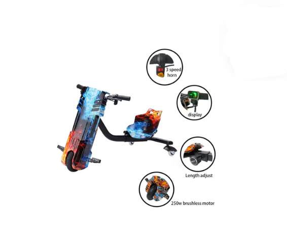 Kids Electric 360° drifting bike Age 6+