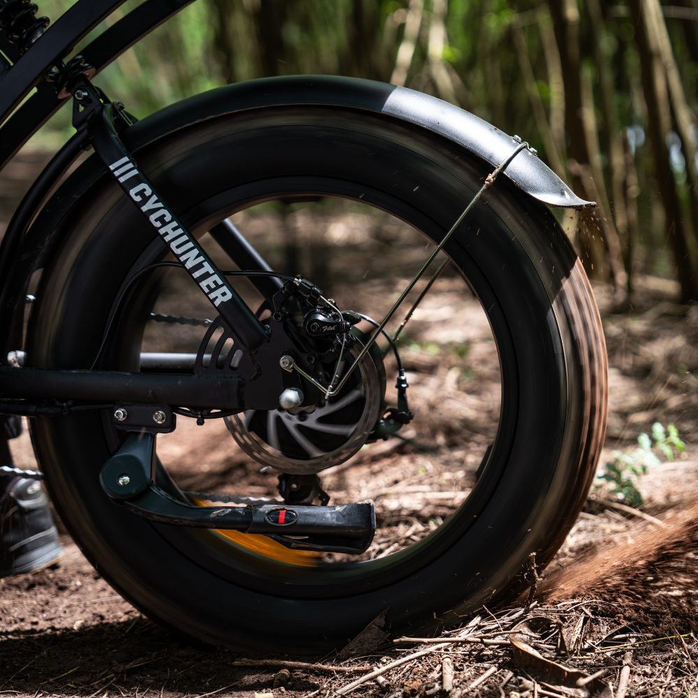 Cycrown CycHunter/CycHunter 2.0 -  48V 13Ah 1000W/1500W peak Class 3 Moped-Style Electric Bike - Full Suspension, Shimano 7-Speed - 100% Financing Available!