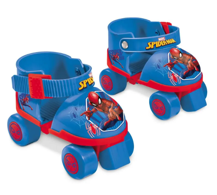 Marvel Spiderman 4-Wheel Roller Skate Set by MONDO Size 22-29