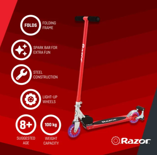 RAZOR SCOOTER S SPARK SPORT RED