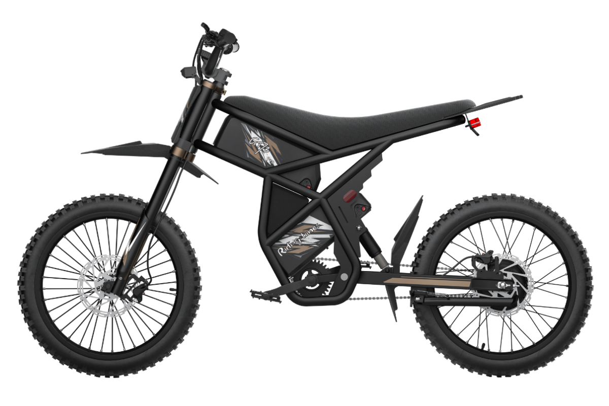 RIDING TIMES GT73 Pro Electric Dirt Bike - Dual 60V 18Ah Battery, 3000W Peak -  100% Financing Available!