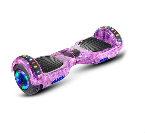 Kids smart balance hover board 250W 12kmh LED lights self balancing electric scooter Age 6+