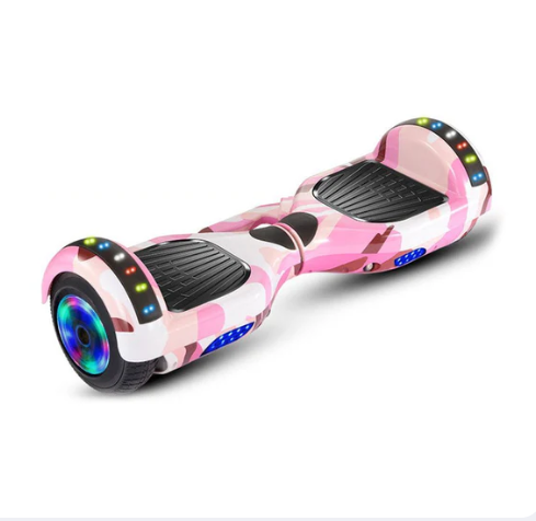 Kids smart balance hover board 250W 12kmh LED lights self balancing electric scooter Age 6+