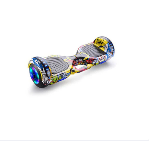 Kids smart balance hover board 250W 12kmh LED lights self balancing electric scooter Age 6+