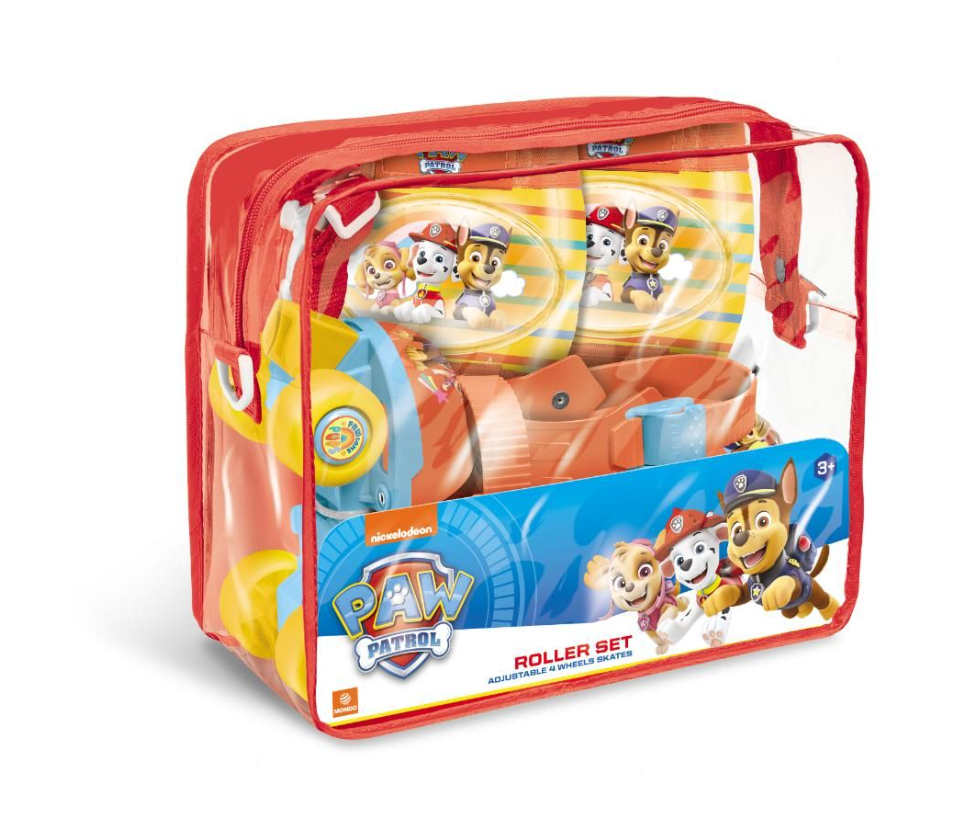 Mondo Paw Patrol 4W Roller Skates with Protection Set for kids Age 3+