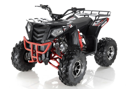 Commander DLX 125cc Larger Mid Size Youth ATV,  Automatic With Reverse Available, with Chrome Rims G16 16 YEAR OLD AND UP, CA Legal
